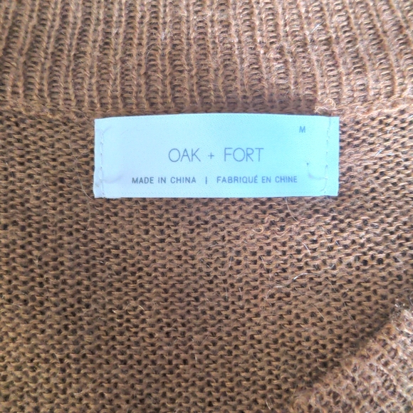 Oak + Fort Loose Brown Sweater - Picture 6 of 7